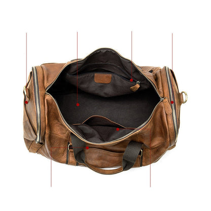 Leder Herren Reisetasche – Stilvoller Weekender & Handgepäck | Arcturus NUMENCE Travel Bag