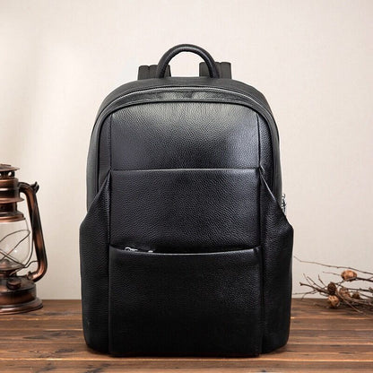 Leder-Reise-Rucksack mit kompakter 20L Kapazität | Castor NUMENCE Backpack