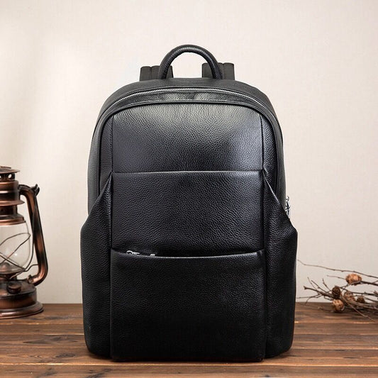 Leder-Reise-Rucksack mit kompakter 20L Kapazität | Castor NUMENCE Backpack