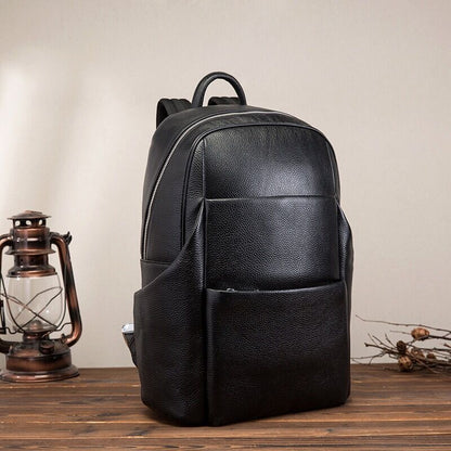 Leder-Reise-Rucksack mit kompakter 20L Kapazität | Castor NUMENCE Backpack