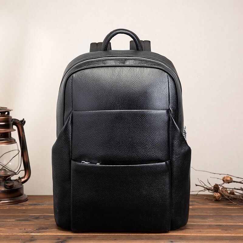 Leder-Reise-Rucksack mit kompakter 20L Kapazität | Castor NUMENCE Backpack