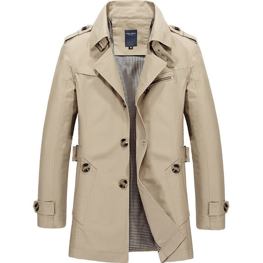 Mittellanger Trenchcoat für Herren | Federico NUMENCE Trench coat