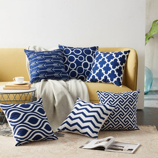 Modern Minimalistisches Abstraktes Geometrisches Kissenbezug - Stil & Komfort | Auva NUMENCE pillowcase