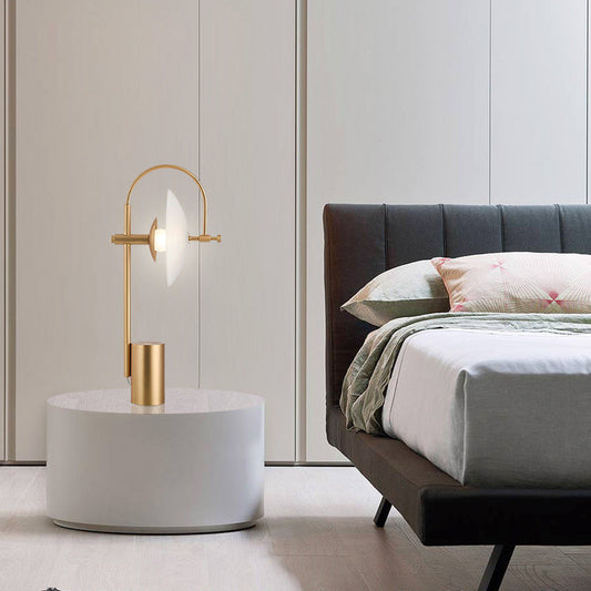 Moderne Bronze-Glas-Tischlampe für das Schlafzimmer | Acturus NUMENCE Table lamps