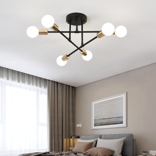 Moderne Industrie 6-Kopf Deckenleuchte | Pendelleuchte Silana NUMENCE Ceiling lamps