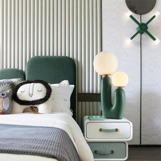 Moderne, von Kakteen inspirierte Tischlampe für Wohnzimmer & Schlafzimmer | Vesper NUMENCE Table Lamps