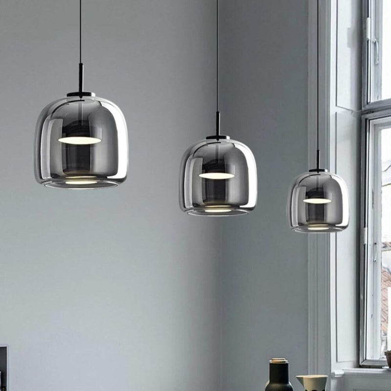 Nordic Black Glass Pendant Light | Moderne Eleganz für stilvolle Innenräume - Stelin NUMENCE Ceiling Light