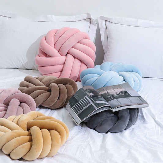 Nordic Knot Kissen - Hochwertiges Plüschkissen für die Wohnkultur | Aunis NUMENCE Pillow