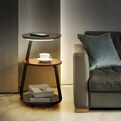 Nordic Minimalist Stehlampe mit kabellosem Lade-Tisch | Garux NUMENCE Table lamps