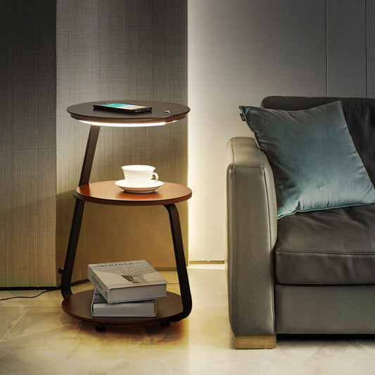 Nordic Minimalist Stehlampe mit kabellosem Lade-Tisch | Garux NUMENCE Table lamps