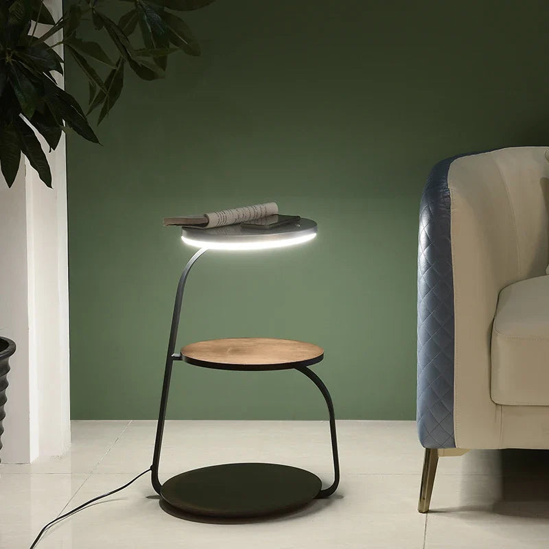 Nordic Minimalist Stehlampe mit kabellosem Lade-Tisch | Garux NUMENCE Table lamps