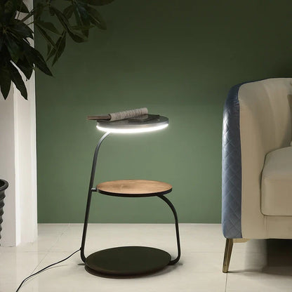 Nordic Minimalist Stehlampe mit kabellosem Lade-Tisch | Garux NUMENCE Table lamps