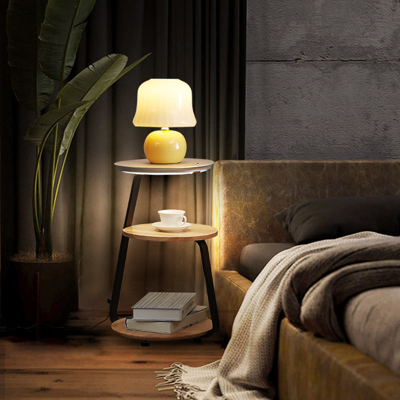 Nordic Minimalist Stehlampe mit kabellosem Lade-Tisch | Garux NUMENCE Table lamps