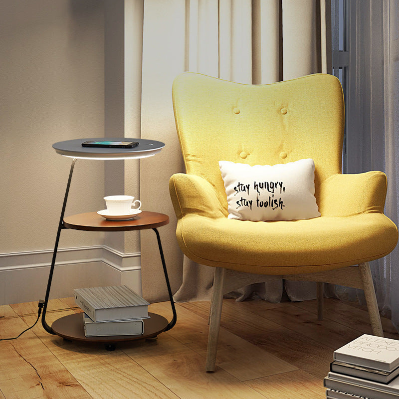 Nordic Minimalist Stehlampe mit kabellosem Lade-Tisch | Garux NUMENCE Table lamps