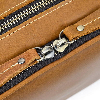 Premium Leder Reise Kosmetiktasche mit großer Kapazität | Manus NUMENCE Leather cosmetic bag