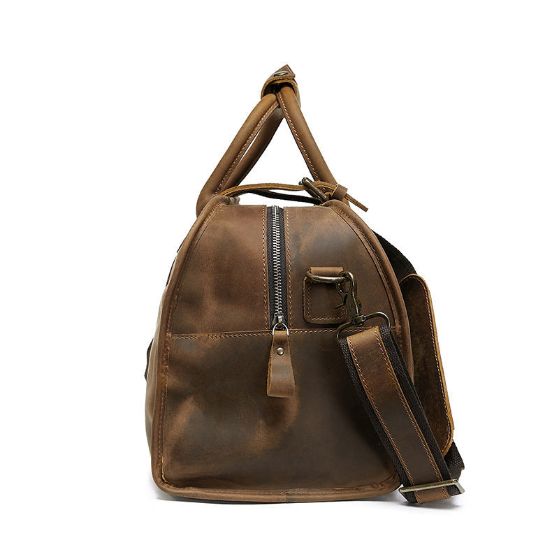 Premium Vintage Leder Reise Tasche - Wasserdicht und Stilvoll | Peleus NUMENCE Leather Bag