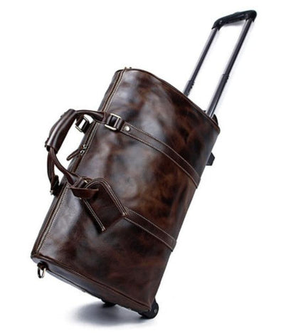 Reisetasche – Leder-Rollgepäck mit großer Kapazität | Sordon NUMENCE Travel Bag