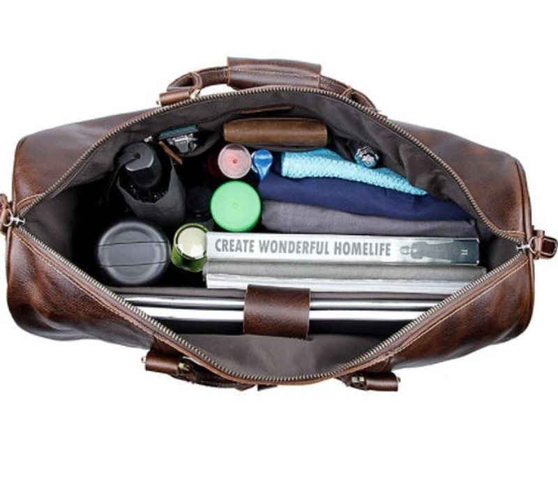 Reisetasche – Leder-Rollgepäck mit großer Kapazität | Sordon NUMENCE Travel Bag