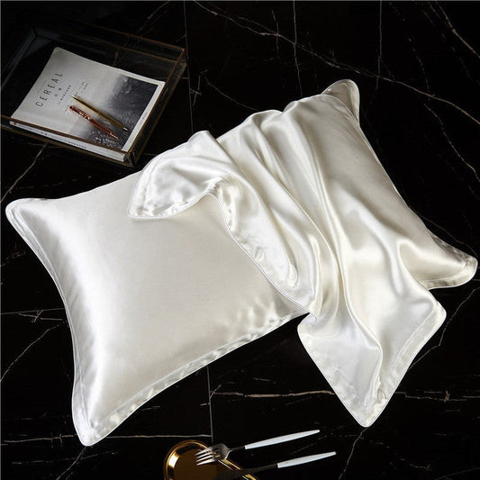 Seidenkissenbezug mit elegantem Splicing-Design | Miramis NUMENCE Pillowcase