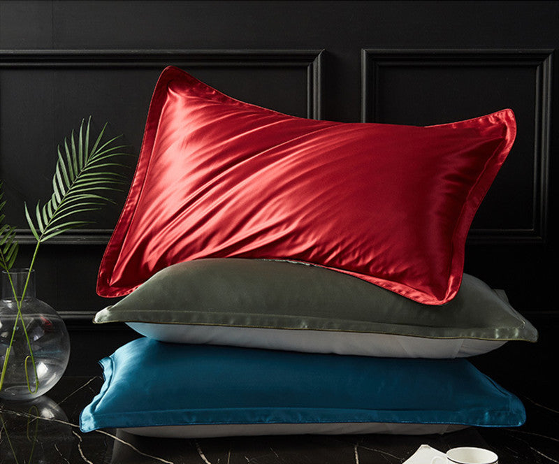 Seidenkissenbezug mit elegantem Splicing-Design | Miramis NUMENCE Pillowcase