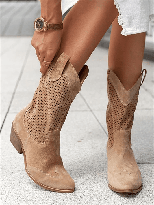 Stilvolle Braune Cowboy Stiefel | Amanda Numence Boots