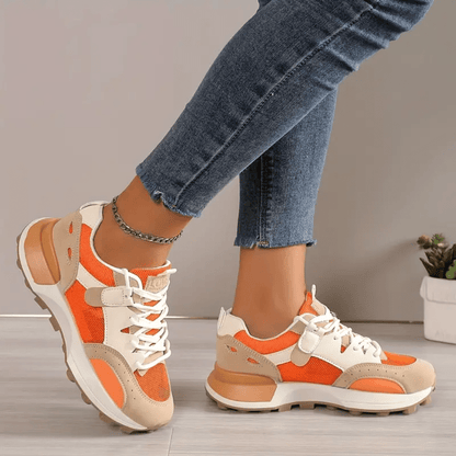 Trendige Farbblock Turnschuhe für Stil und Komfort | Luna