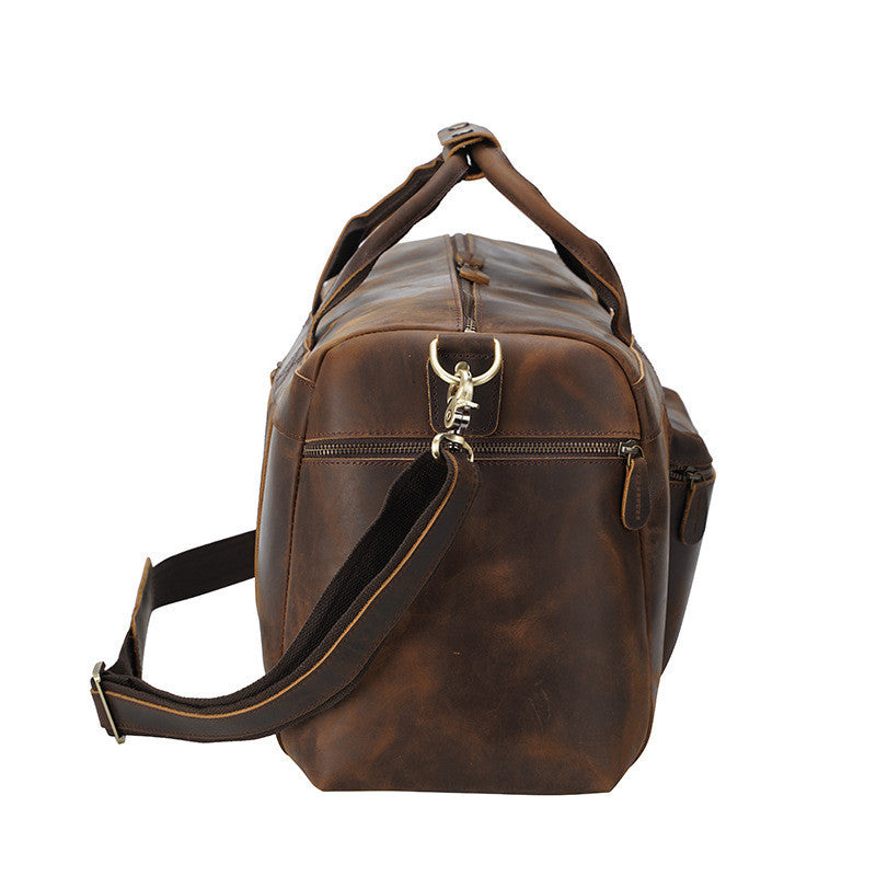 Vintage Crazy Horse Leder Reisetasche | Lioris NUMENCE Travel Bag