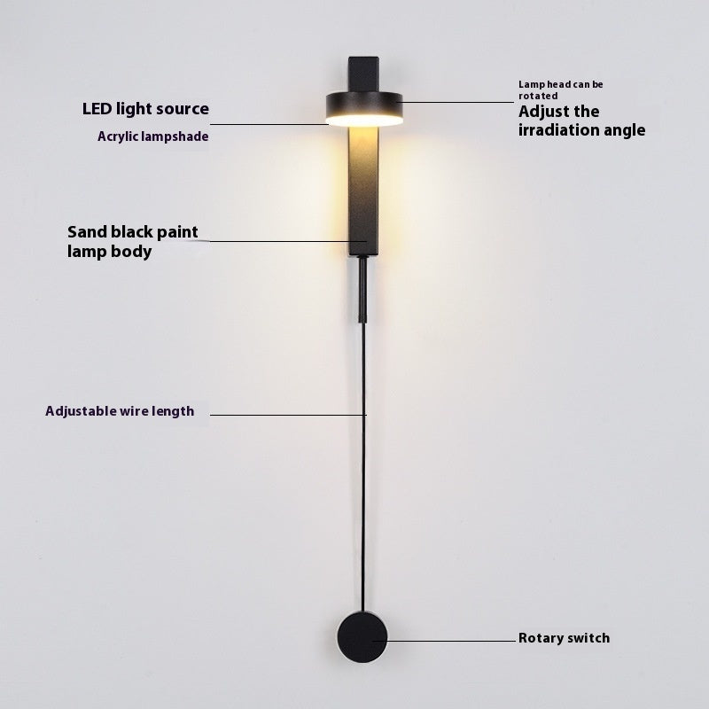 Wandleuchte – Moderne Eisen-LED-Wandlampe für das Wohnzimmer | Aureis NUMENCE Wall lamps