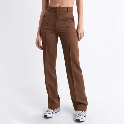 Stilvolle Damen-Hose mit weitem Bein | Lima